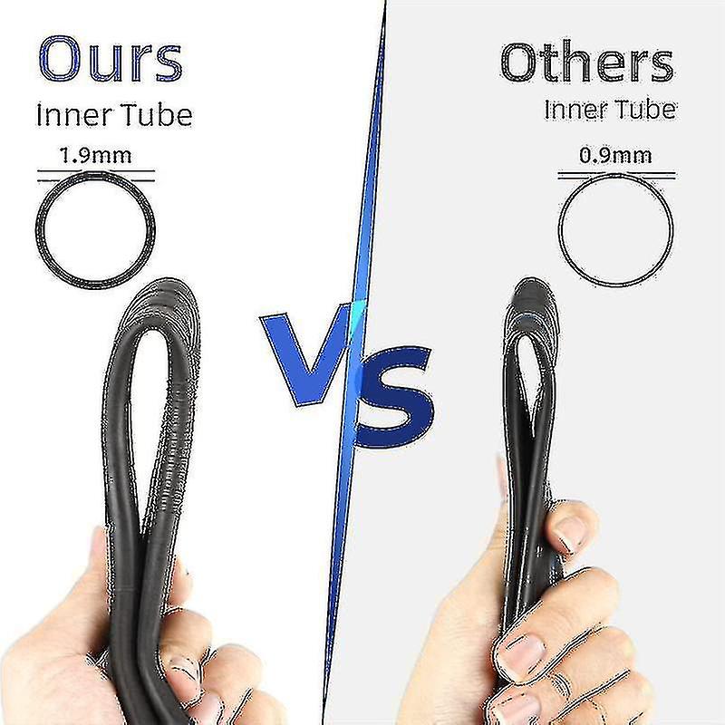 8.5inch Inner Tube Rear Wheel Bent Valve Stem 50/75-6.1 Rear Tire 8 1/2 X2 For V2 M365