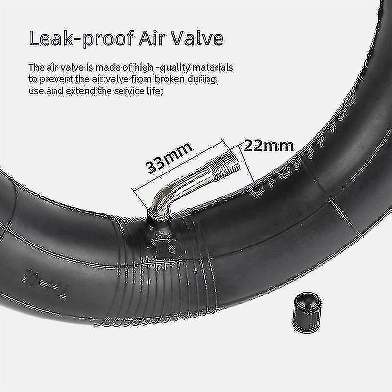 8.5inch Inner Tube Rear Wheel Bent Valve Stem 50/75-6.1 Rear Tire 8 1/2 X2 For V2 M365